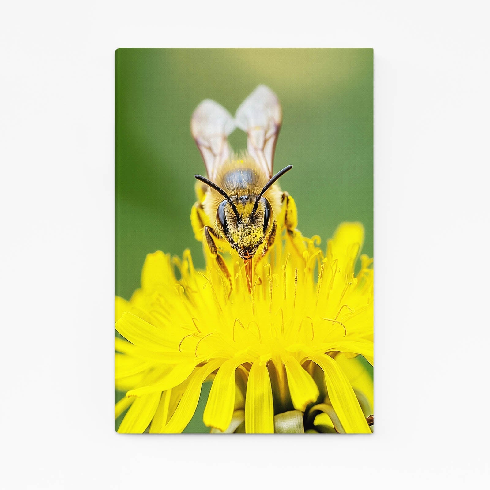 Bee On Dandelion Art