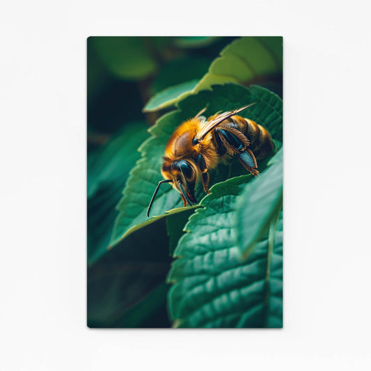 Bee On Leaf Art