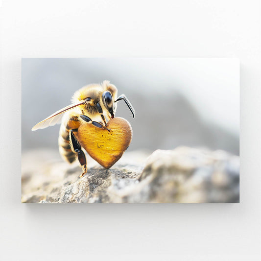 Bee With Heart Art
