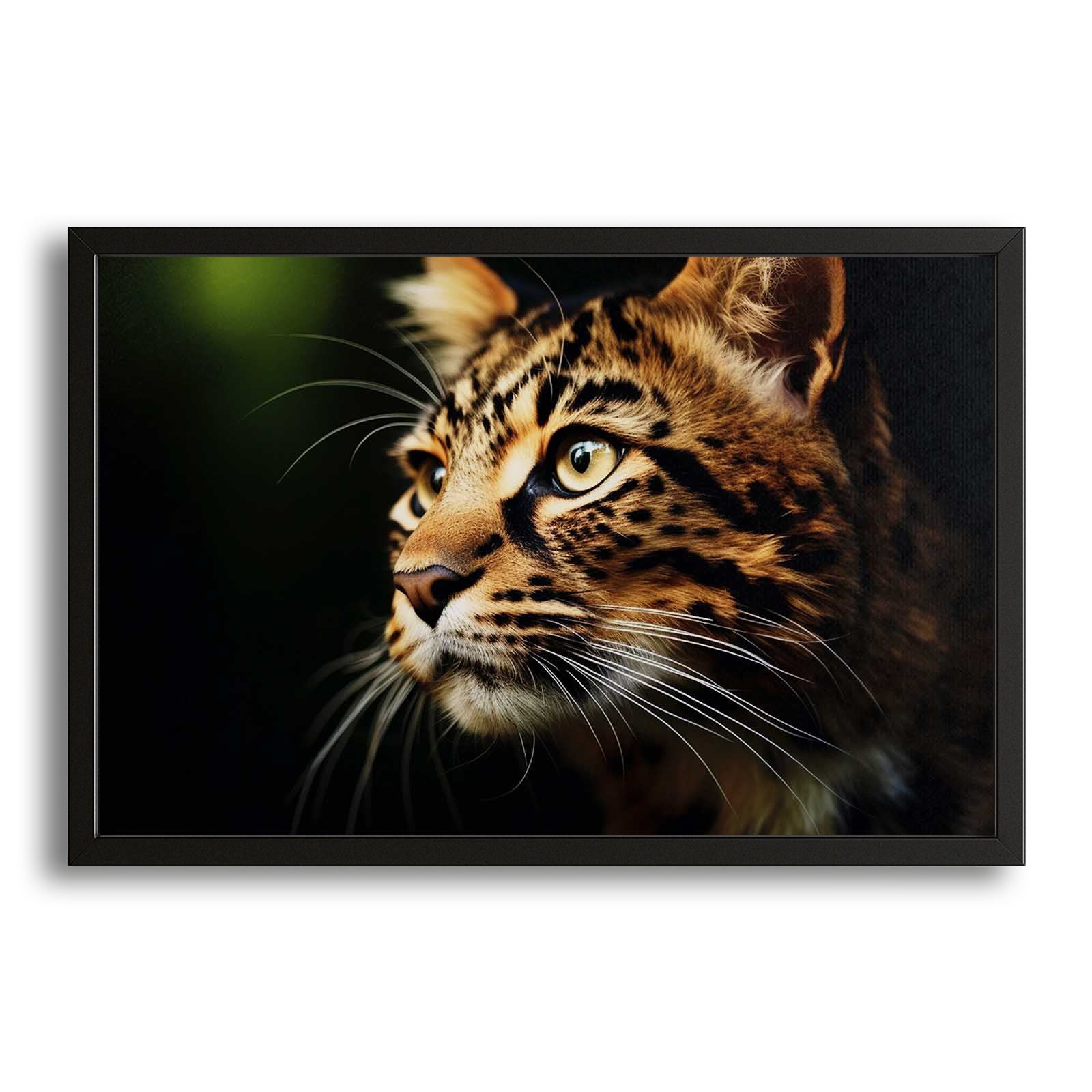 Big Cat Wall Art – canvas print on white background