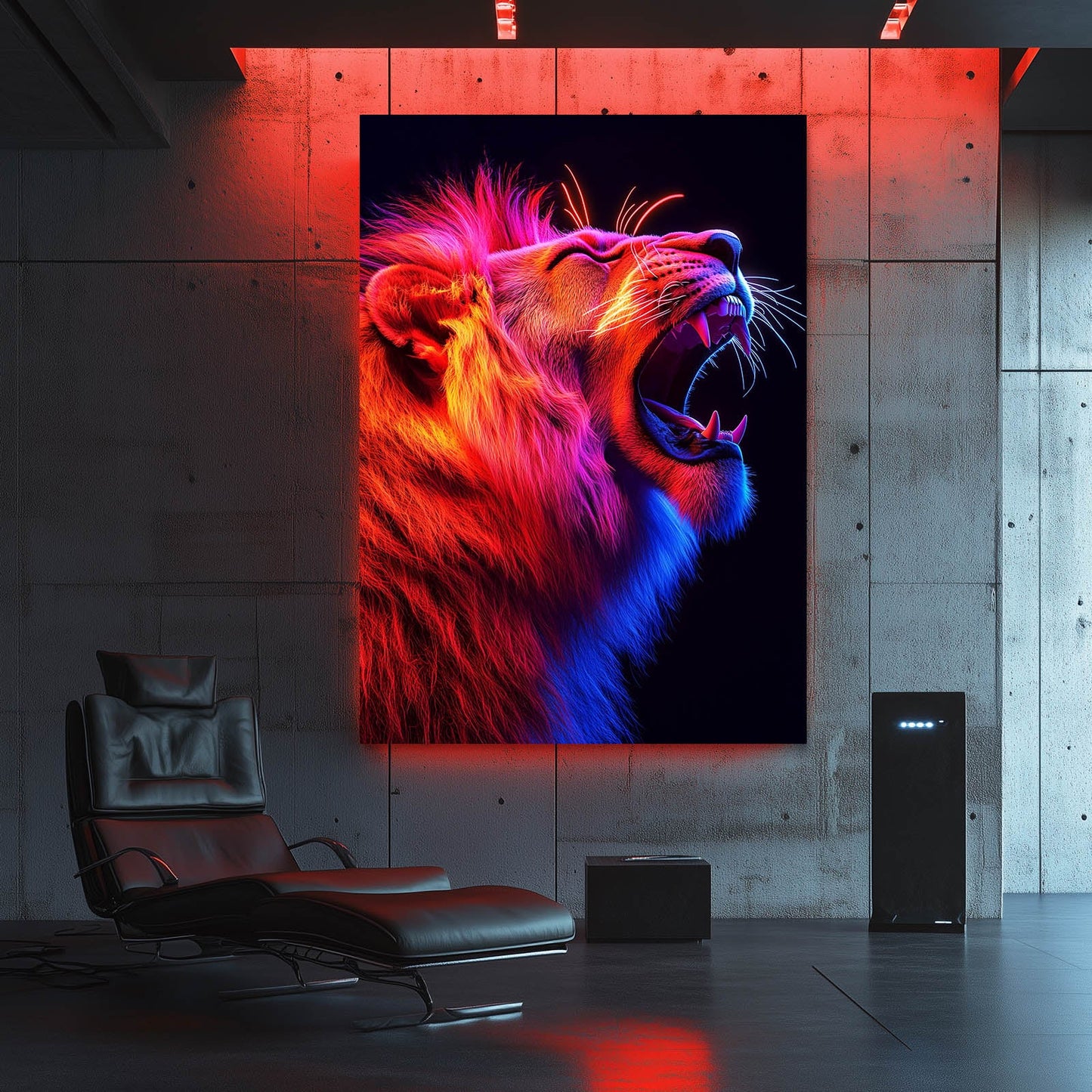 Big Lion Canvas