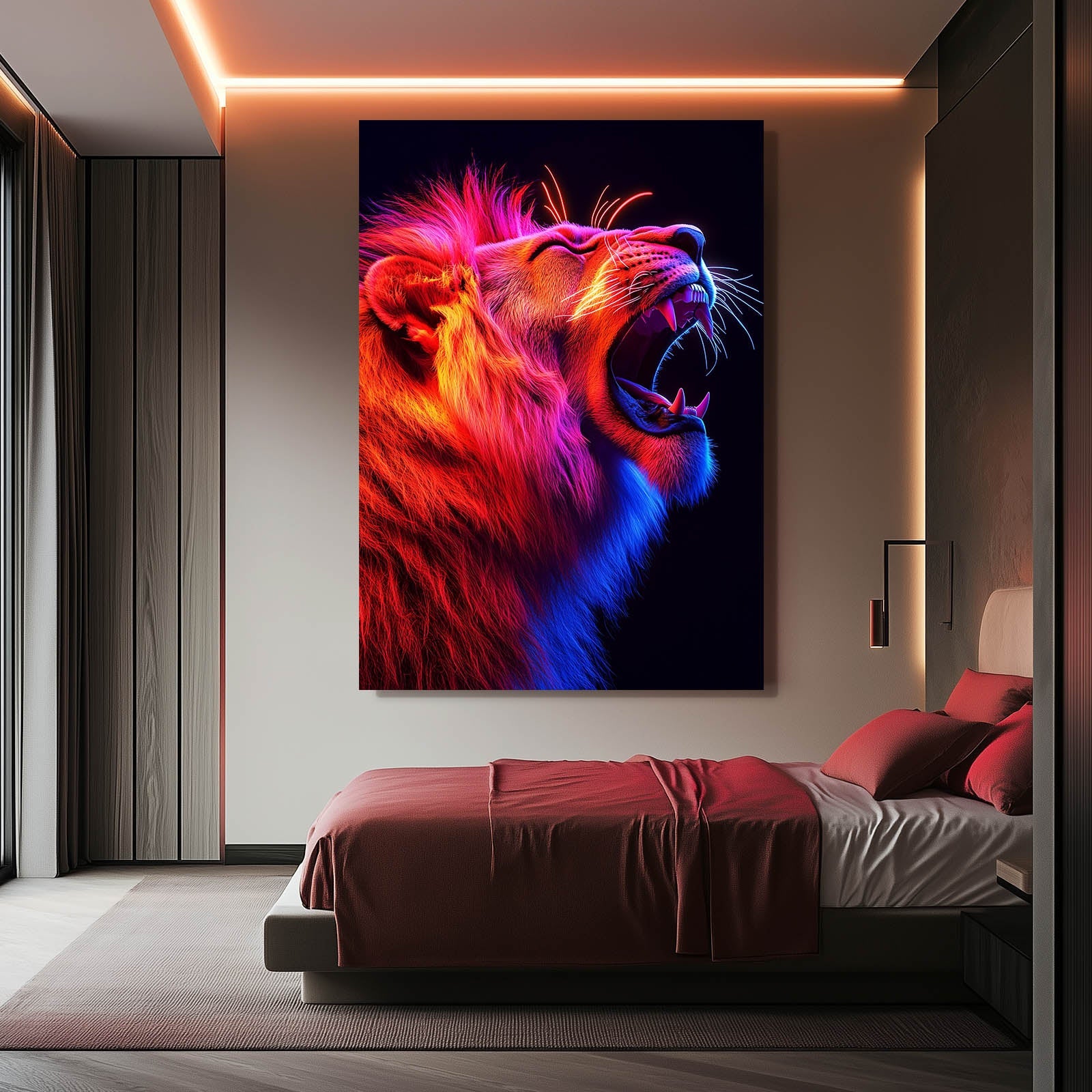 Big Lion Canvas