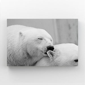 Black And White Bear Art