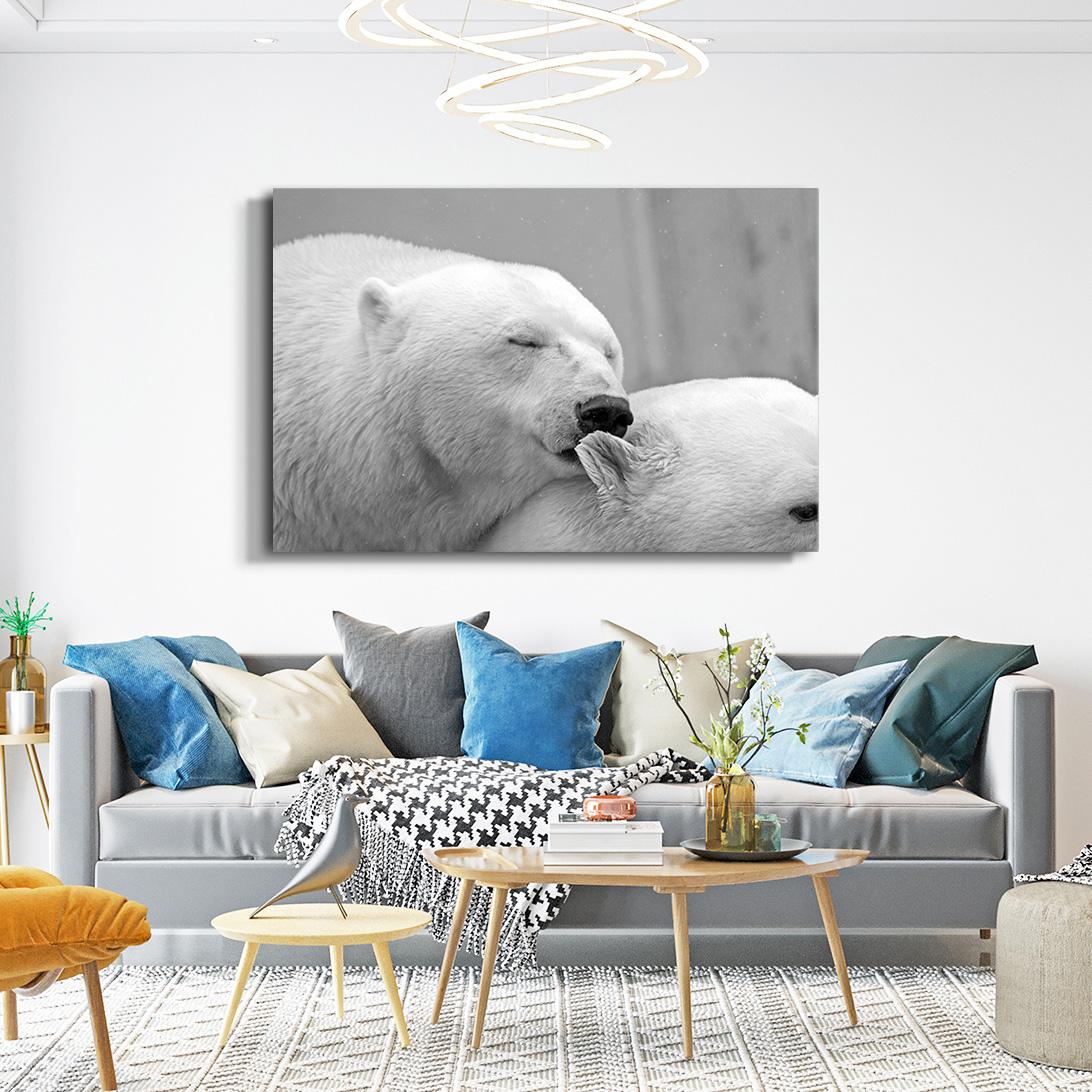 Black And White Bear Art