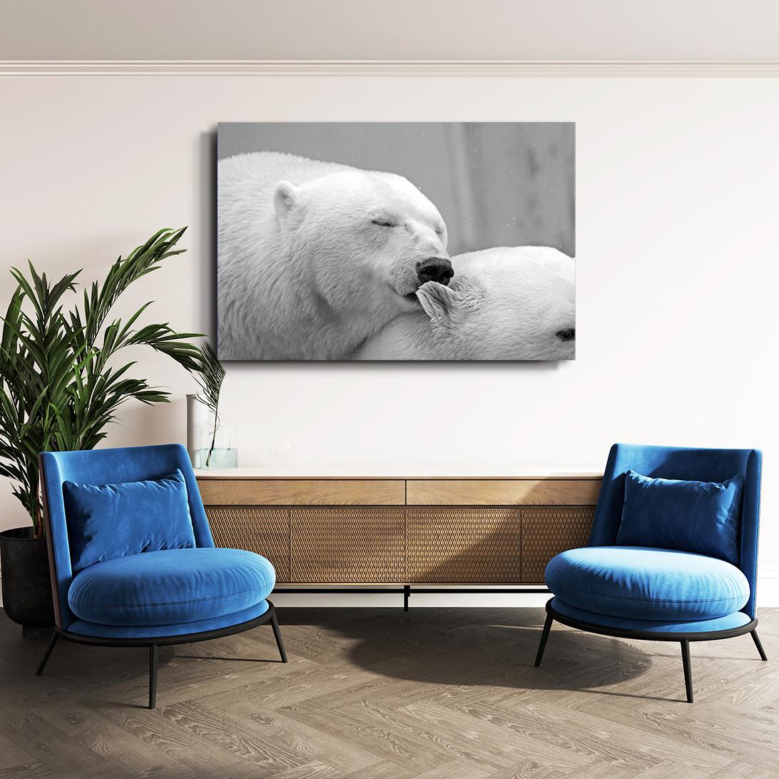 Black And White Bear Art
