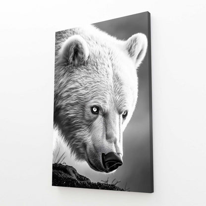 Black And White Bear Wall Art