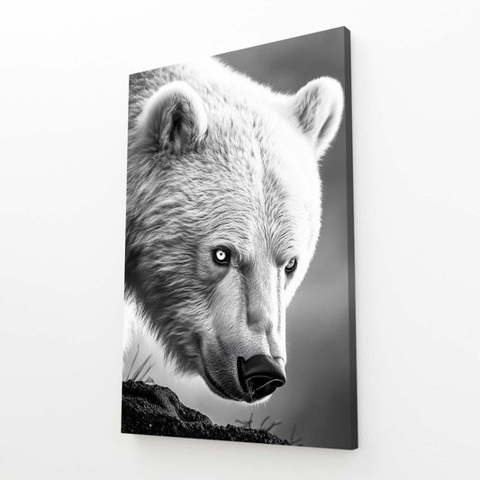 Black And White Bear Wall Art