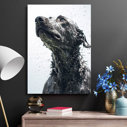 Black And White Dog Art Work