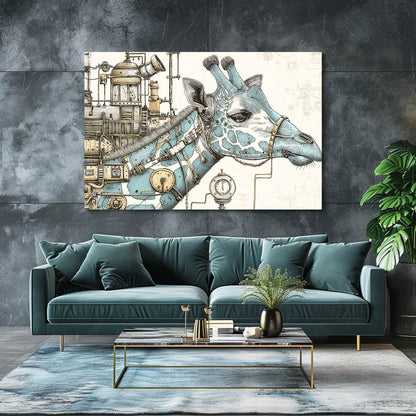 Black And White Giraffe Wall Art