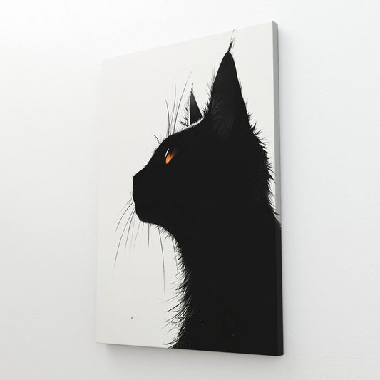 Black Cat Wall Art Decor