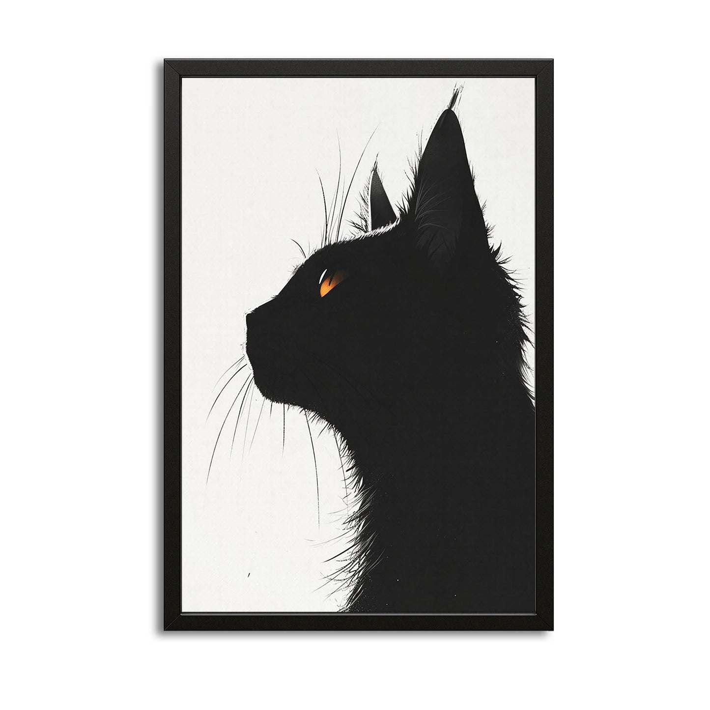 Black Cat Wall Art Decor