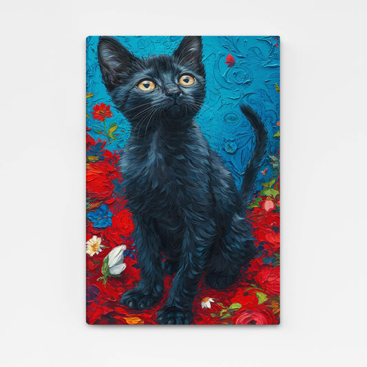 Black Cat Wall Art Prints