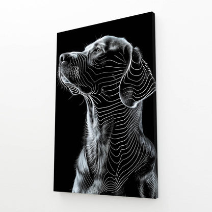 Black Dog Wall Art