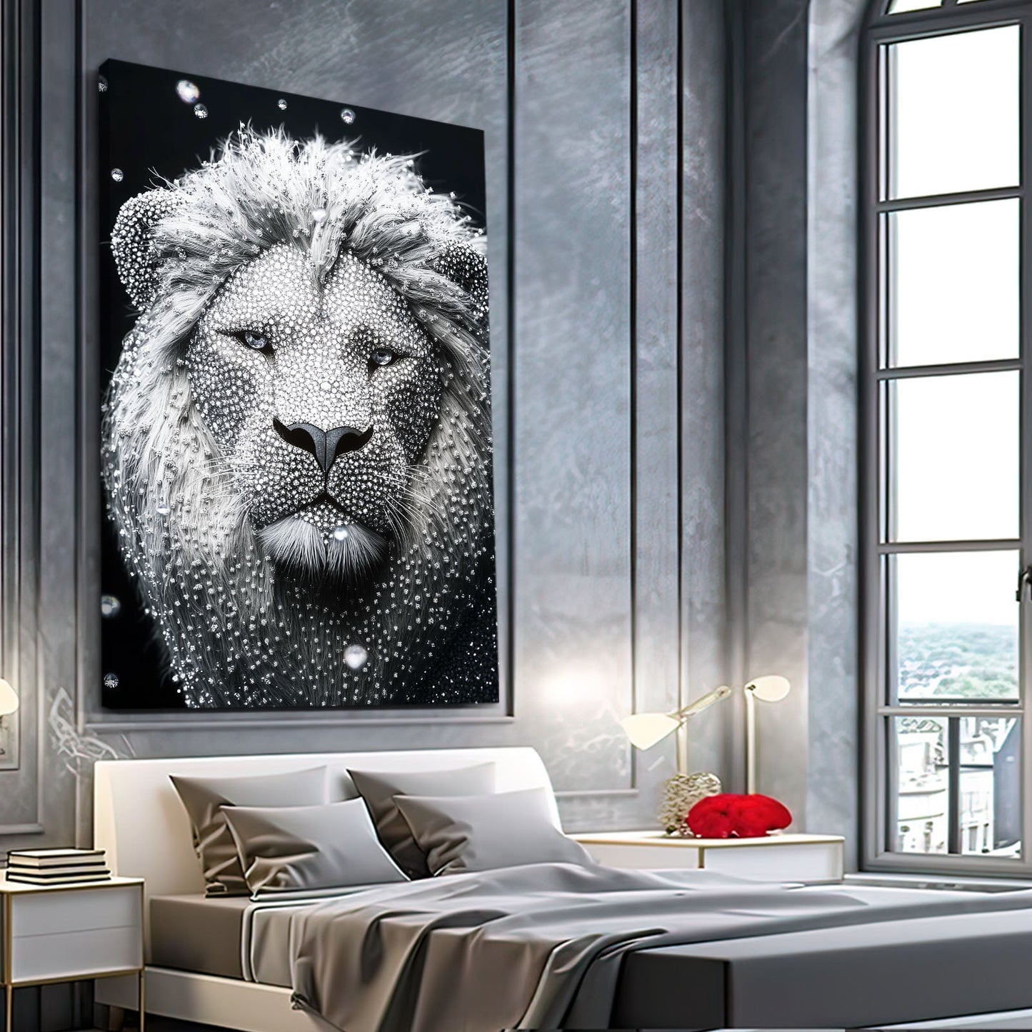 Black Lion Canvas