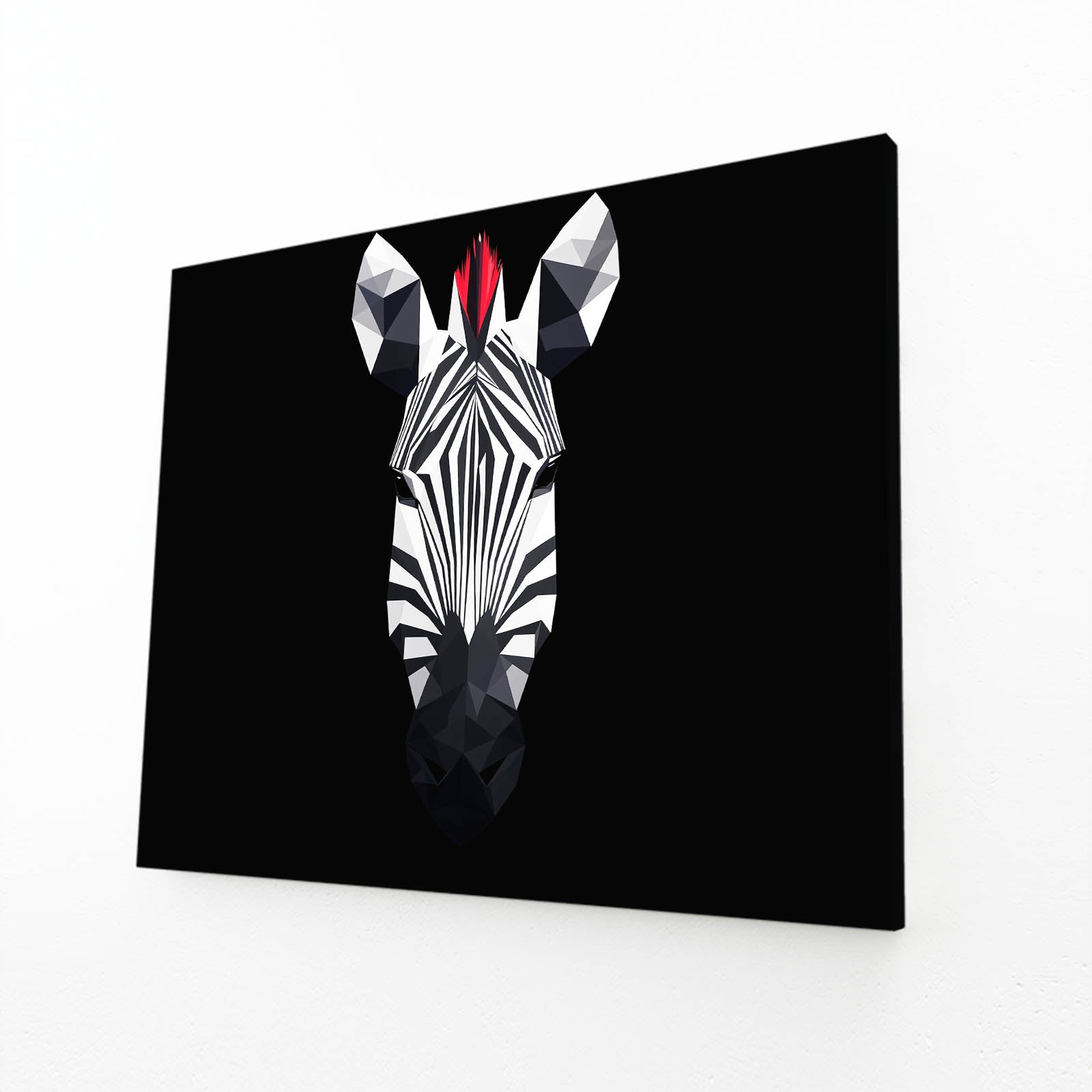 Black White Zebra Art – black white canvas print