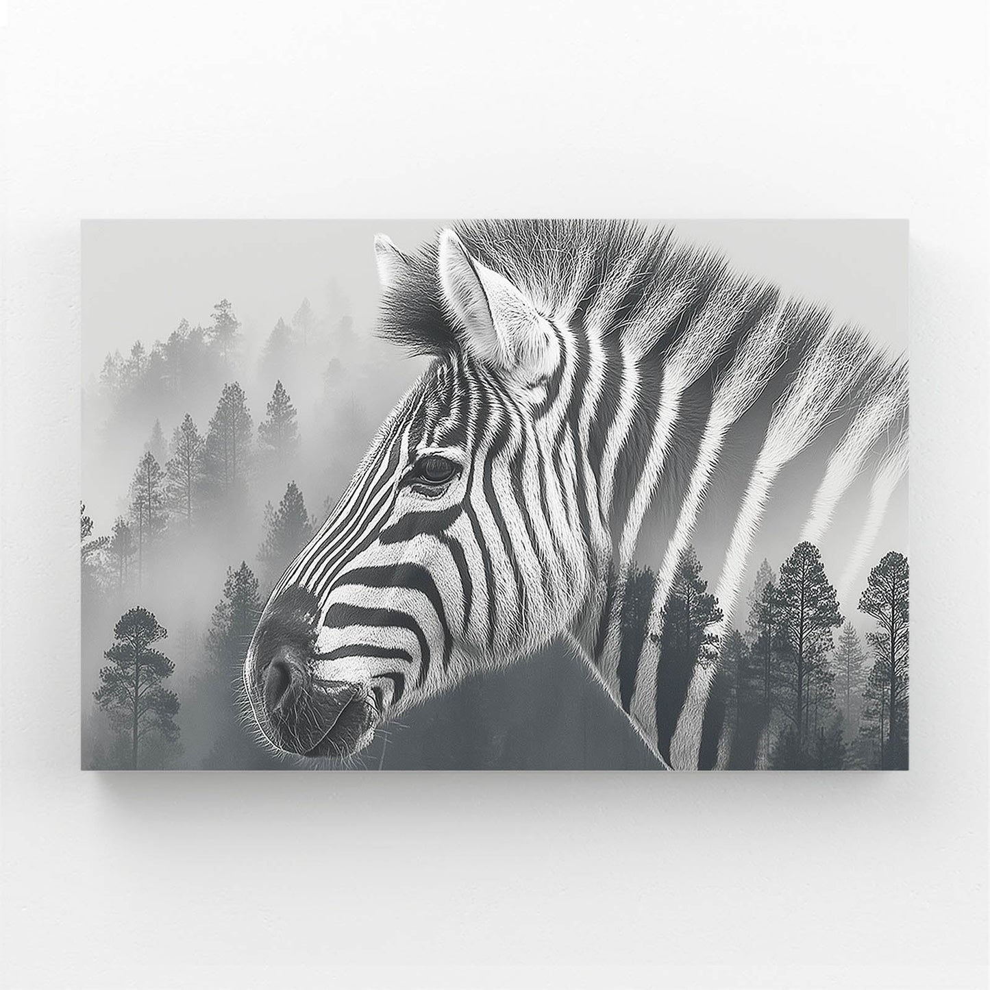 Black White Zebra Canvas – black white canvas print