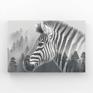 Black White Zebra Canvas