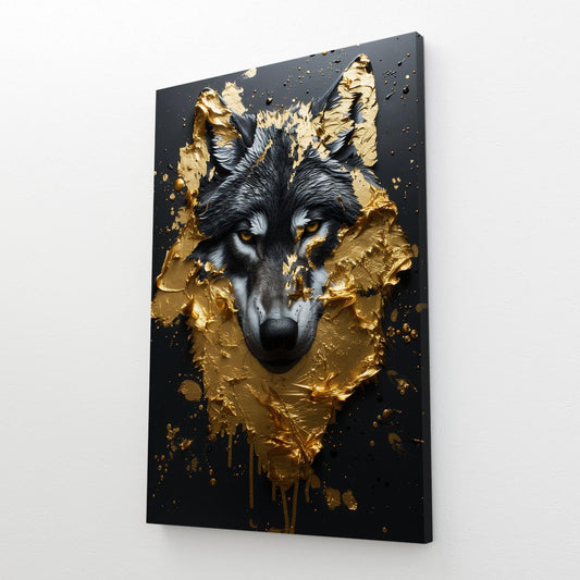 Black Wolf Wall Art