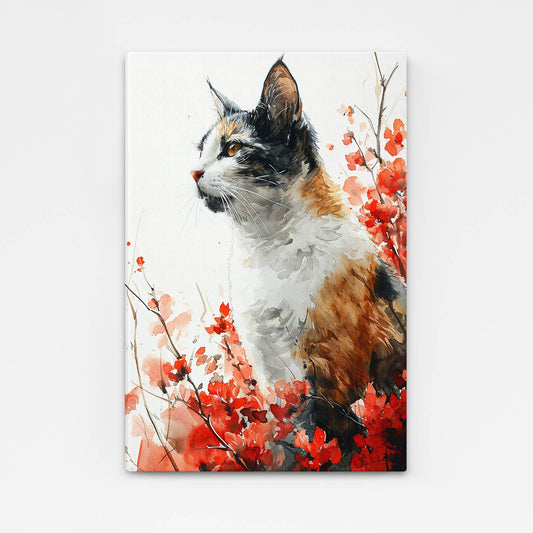Blossom Muse Cat Wall Art