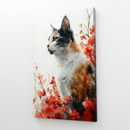 Blossom Muse Cat Wall Art