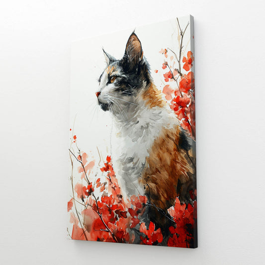 Blossom Muse Cat Wall Art
