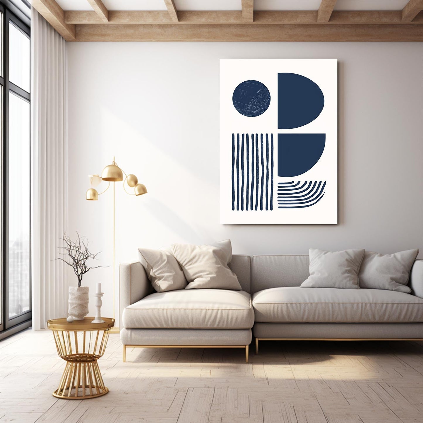 Blue Boho Wall Artwork
