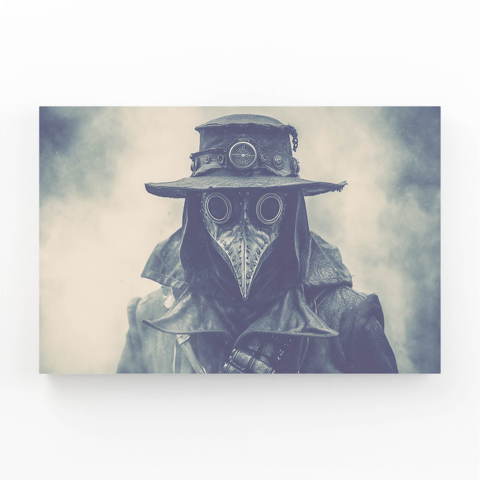 Blue Fog Plague Doctor Steampunk Prints – blue fog plague doctor steampunk canvas print