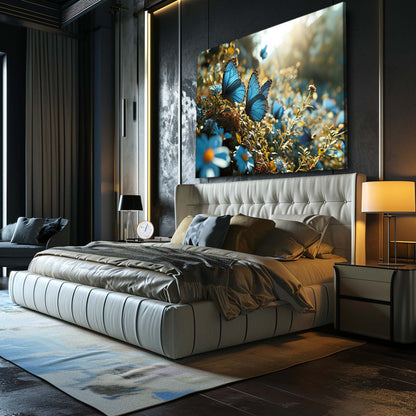 Blue Morning Butterfly Wall Art