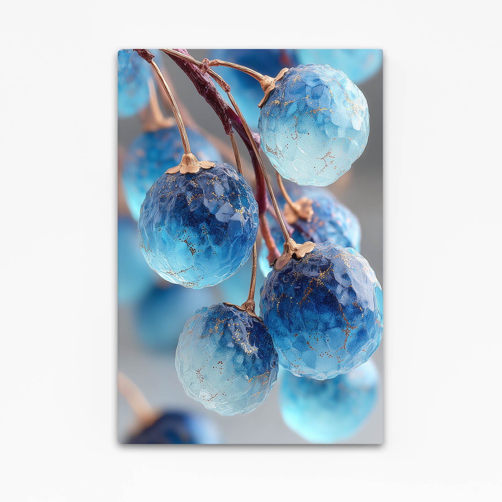 Blue Plums Branch Fruit Prints – blue plums branch fruit canvas print