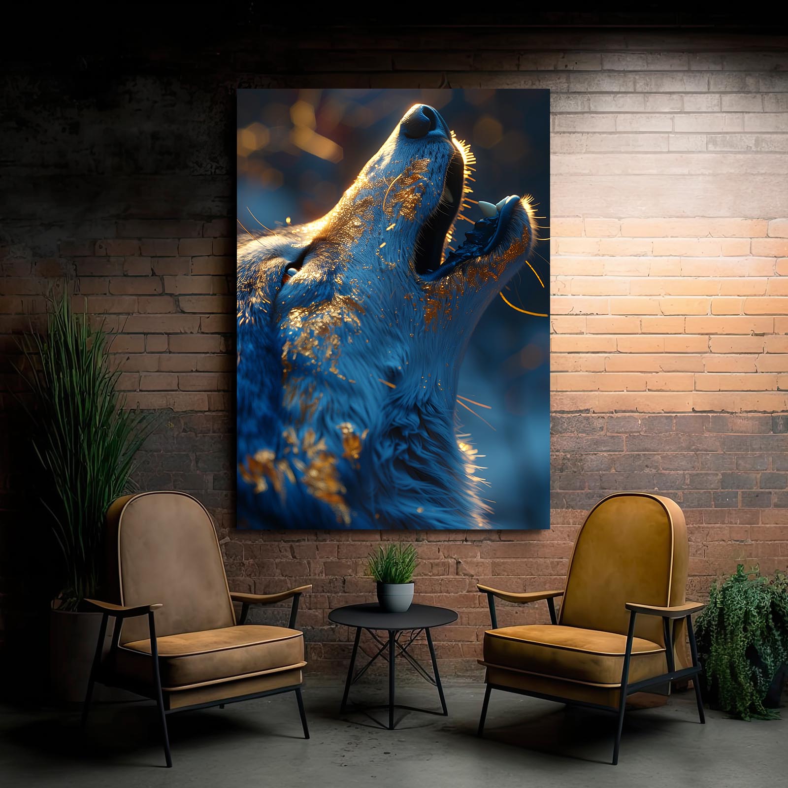 Blue Wolf Art