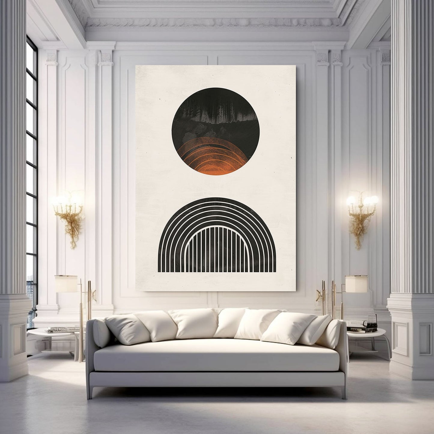 Boho Abstract Arch Art