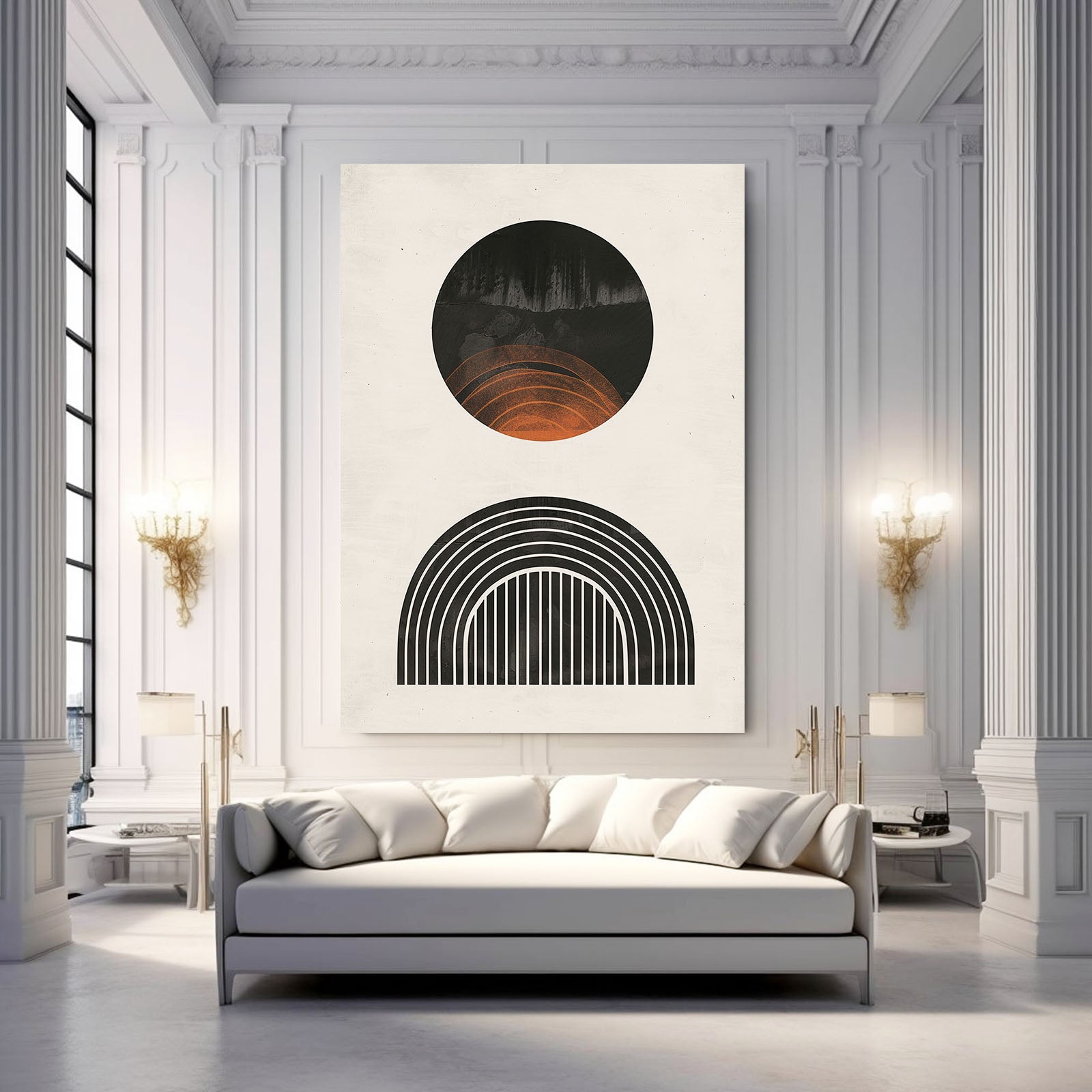 Boho Abstract Arch Art