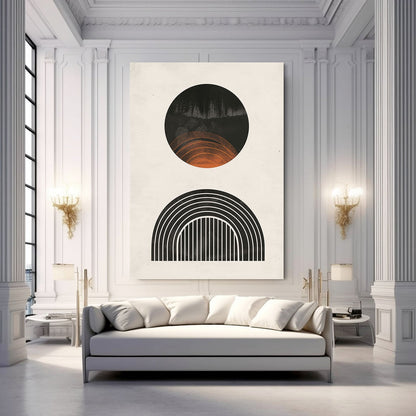 Boho Abstract Arch Art