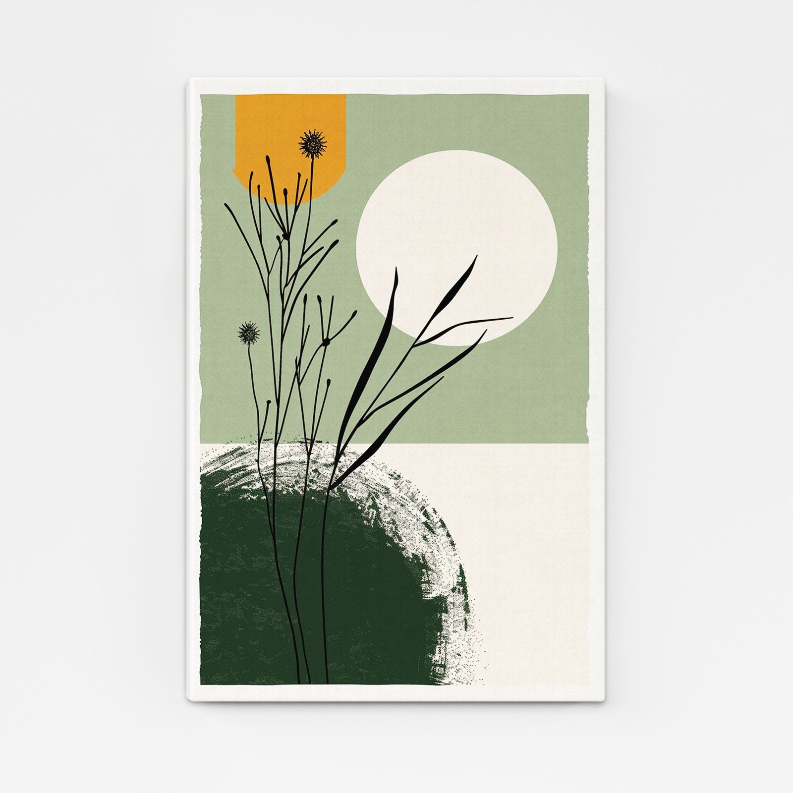 Boho Abstract Botanical Art