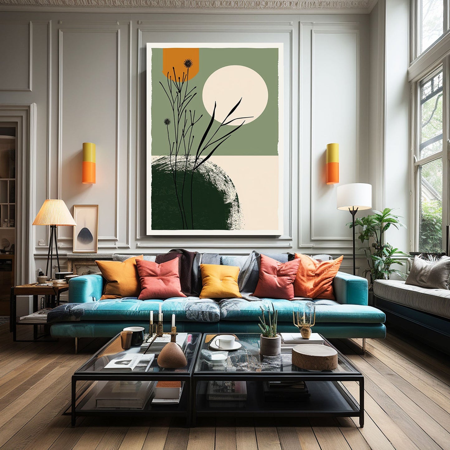 Boho Abstract Botanical Art