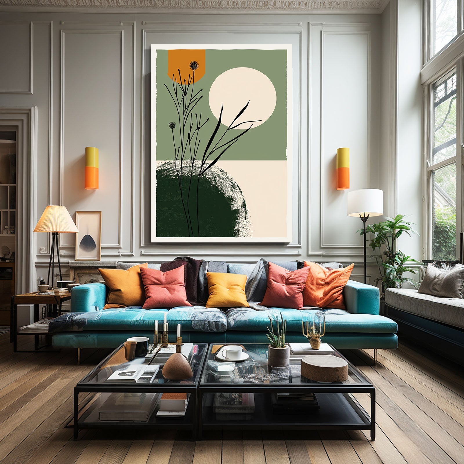 Boho Abstract Botanical Art