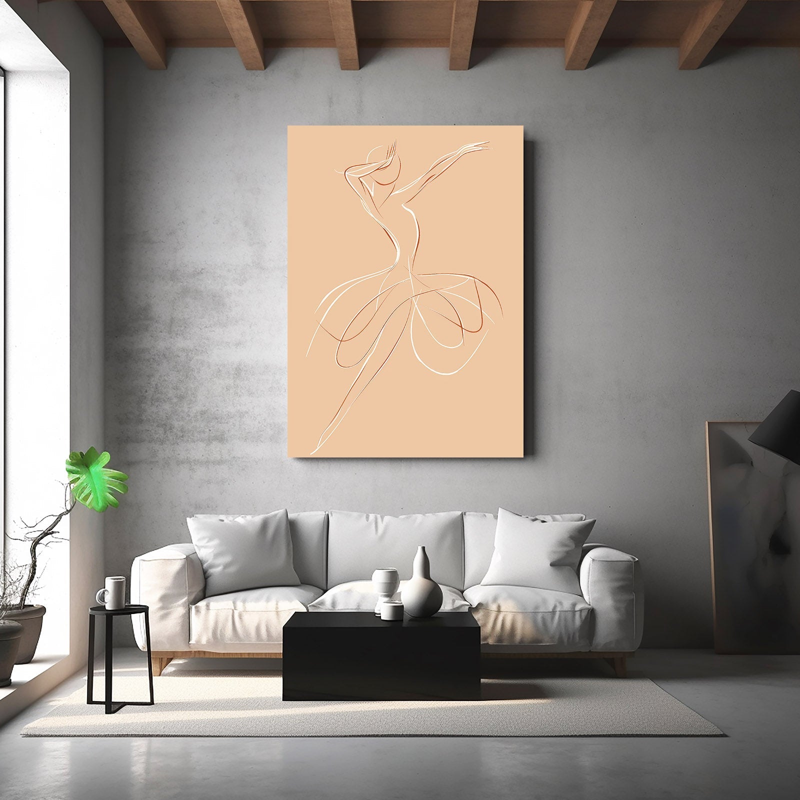 Boho Abstract Dance Print