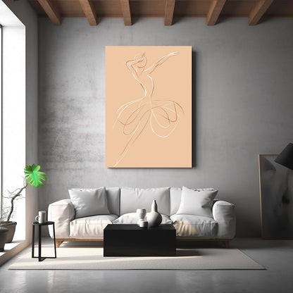 Boho Abstract Dance Print