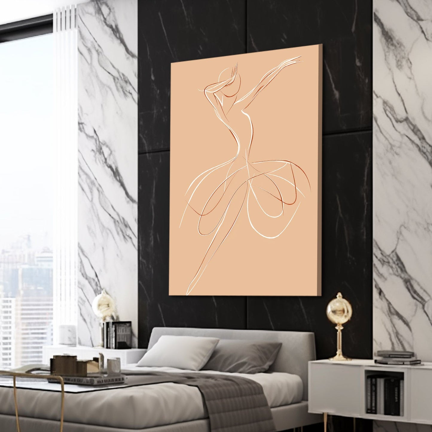 Boho Abstract Dance Print