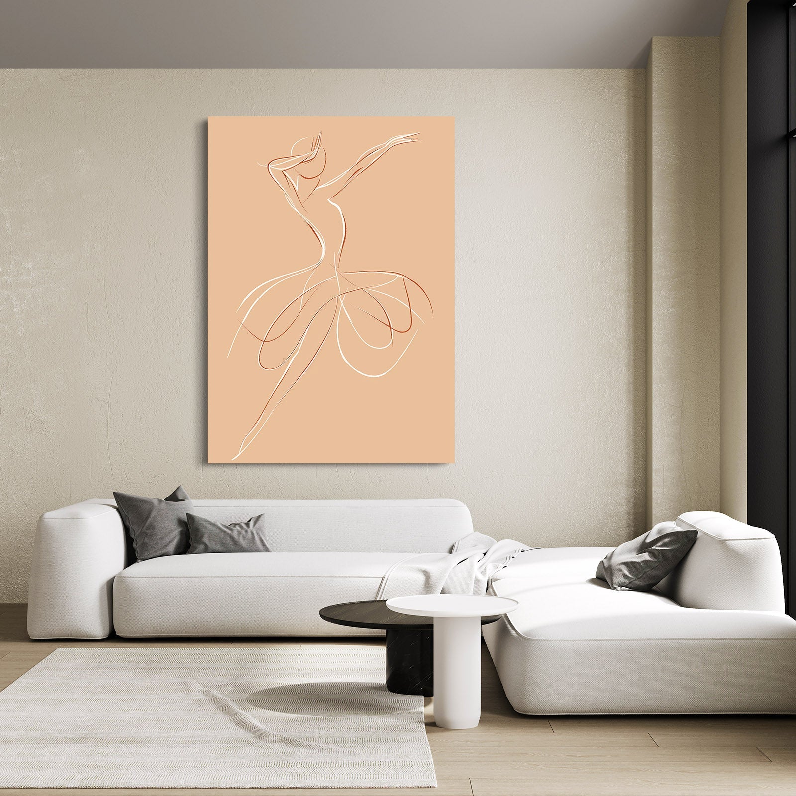 Boho Abstract Dance Print