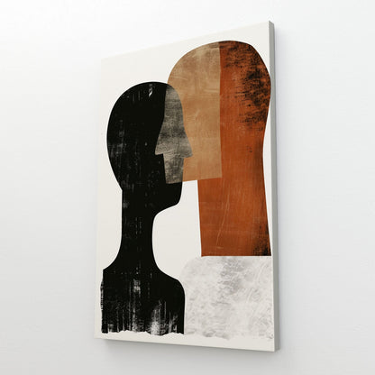 Boho Abstract Faces Decor
