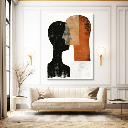 Boho Abstract Faces Decor