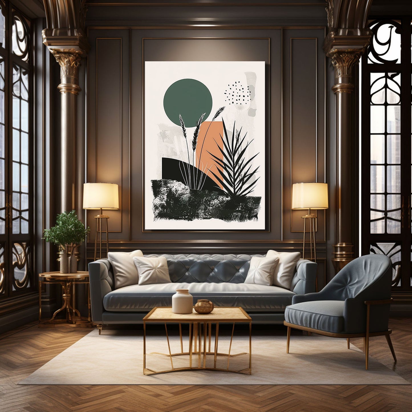 Boho Abstract Nature Art