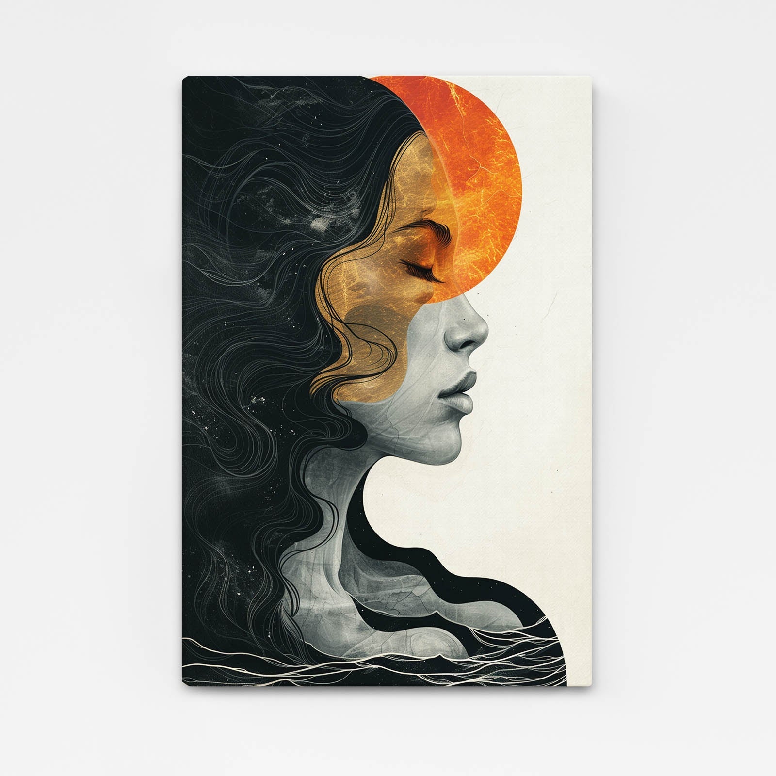 Boho Abstract Woman Art