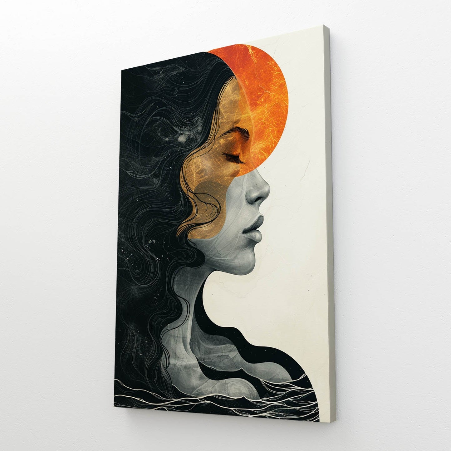 Boho Abstract Woman Art