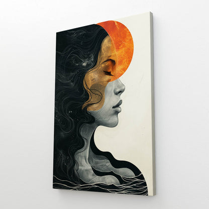 Boho Abstract Woman Art