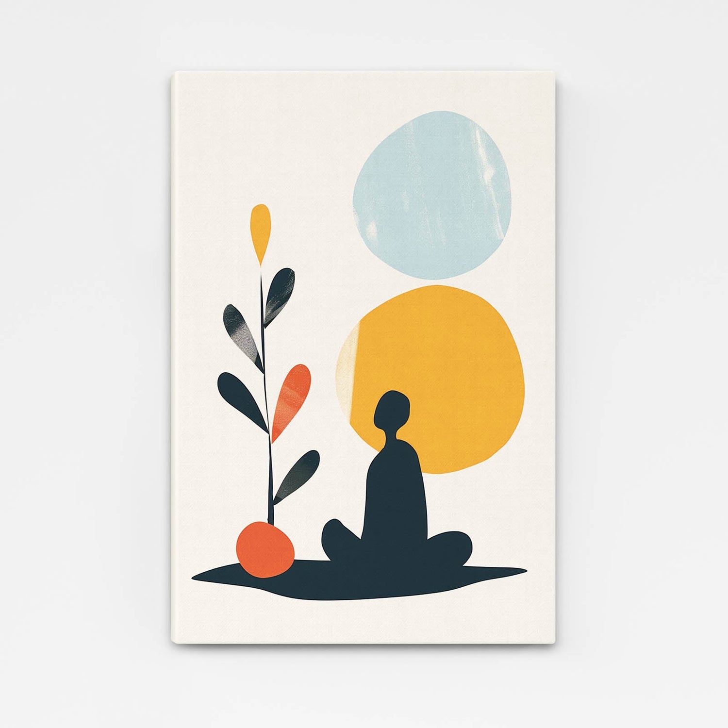 Boho Abstract Yoga Canvas