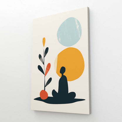Boho Abstract Yoga Canvas