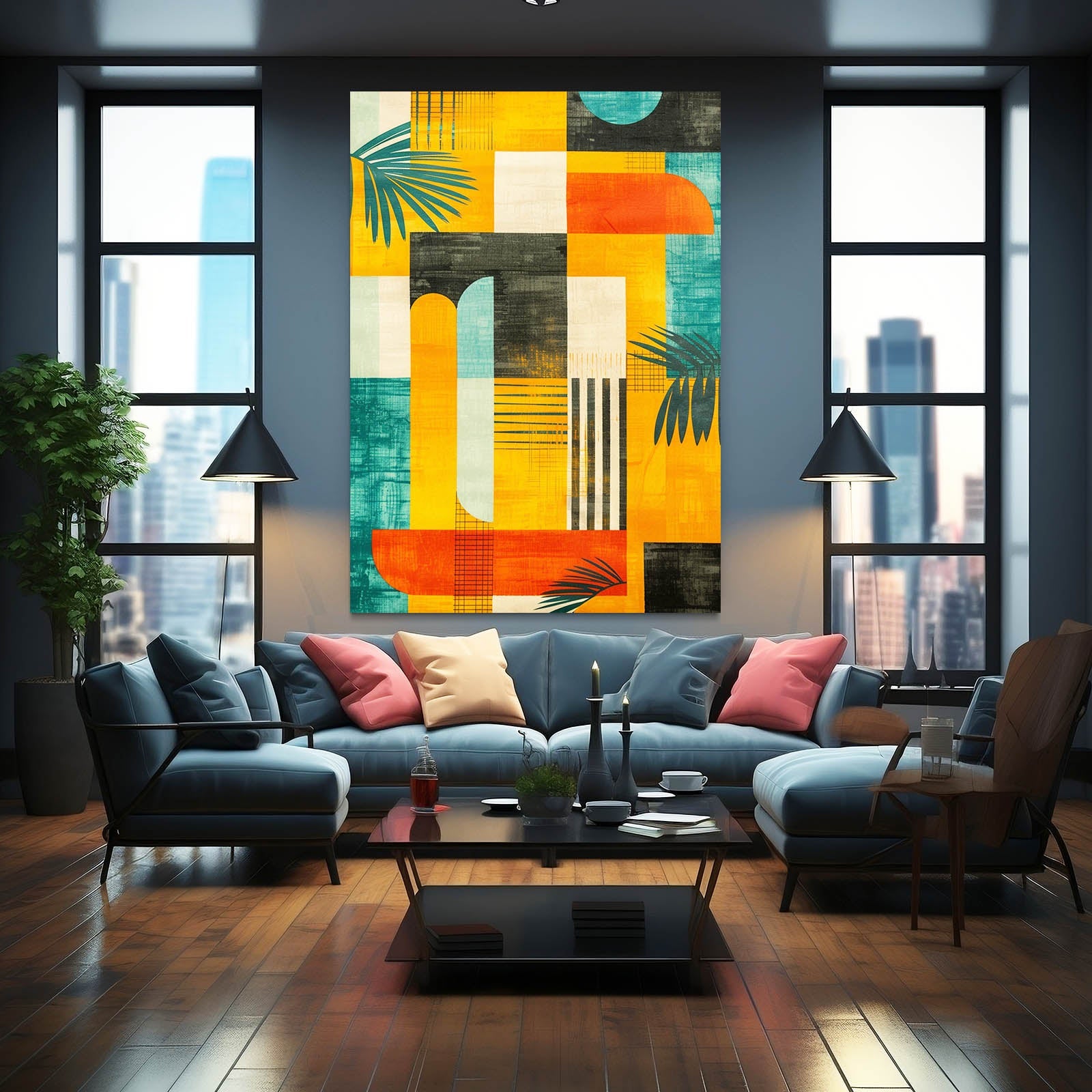Boho Artwork on Canvas
