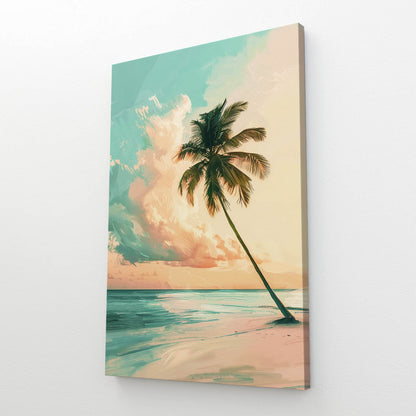 Boho Beach Palm Art
